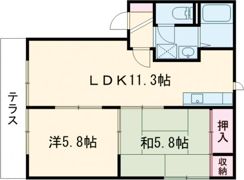 ディアス北新在家の間取り画像