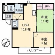 コスモタウン森岡Ⅱ A棟の間取り画像