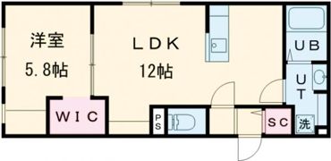 マレッセグレイス富岡の間取り画像