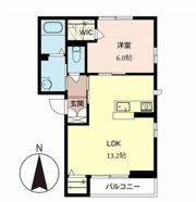 スプリング山城 Ⅰの間取り画像