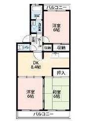 ロイヤルグリーン八千代5号棟の間取り画像