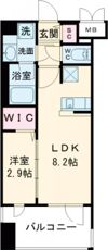 グランフォーレ千早マークスクエア ウエストウイングの間取り画像