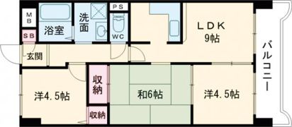 セラヴィの間取り画像