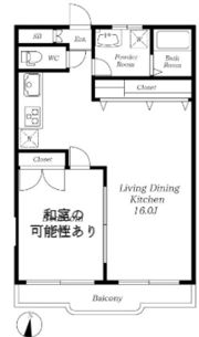 サンシティアサヒの間取り画像