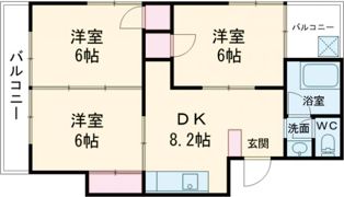 クレール北日吉の間取り画像
