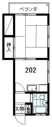 富士見コーポの間取り画像