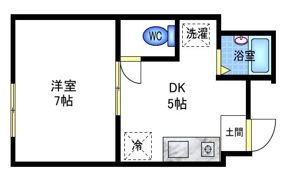 エスポアール円町東の間取り画像