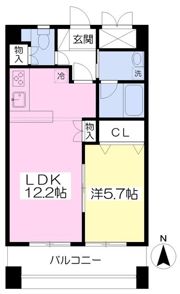 エクセルコートⅡの間取り画像
