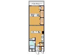 小倉セントラルコーポの間取り画像
