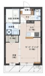 西光地レジデンス別館南の間取り画像
