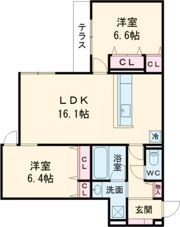 D-residence西野B棟の間取り画像