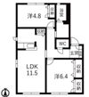 シャーバイオレットBの間取り画像