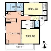 パルフェBの間取り画像