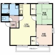 エルマーナス Cの間取り画像