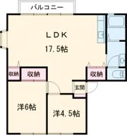 ガーデンコート安土の間取り画像