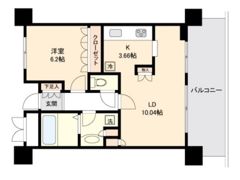 リボンシティコミュニティの間取り画像