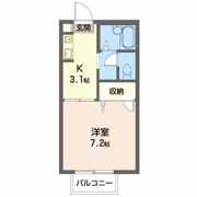 ハイツ樫の前 Aの間取り画像
