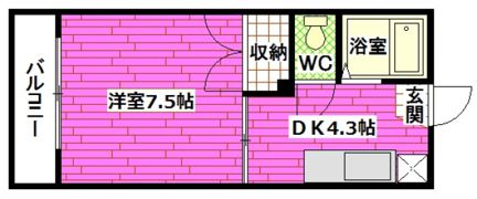 セフィラ矢野東の間取り画像
