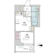 Brillia ist 清澄庭園の間取り画像