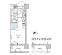 パークアクシス東高円寺の間取り画像