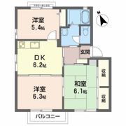 フラットすわCの間取り画像