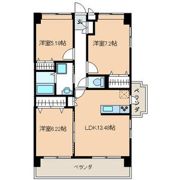 サンルージュ春日の間取り画像