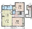 ラメール Aの間取り画像