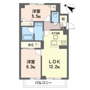 ベレオ姉崎東の間取り画像