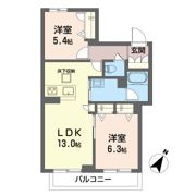 ベレオ姉崎東の間取り画像