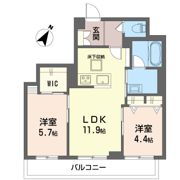 ベレオ姉崎東の間取り画像