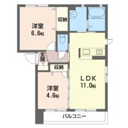 オーション Bの間取り画像