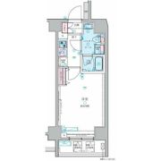 GENOVIA白糸台skygardenの間取り画像