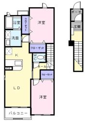 サンライズ憩 Ⅱの間取り画像