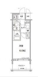 エスリード大阪 NAGAHORI GATEの間取り画像