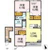 フルールAの間取り画像