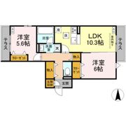 Belle Clair杉田 WESTの間取り画像