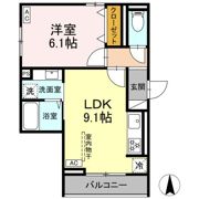 Belle Clair杉田 WESTの間取り画像