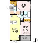 Belle Clair杉田 WESTの間取り画像