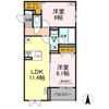 Belle Clair杉田 WESTの間取り画像