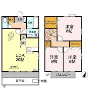 ロイヤルガーデン絆 Aの間取り画像