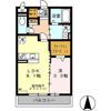 アザレ 蘇原 Hの間取り画像