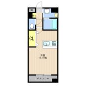 LIBTH新町SOUTHの間取り画像