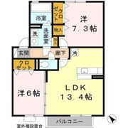 リバーハイム谷八木の間取り画像