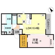 ENCHANTE大久保駅前の間取り画像