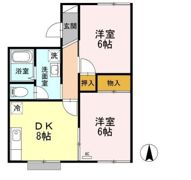 西部ハイツの間取り画像