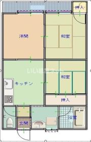 メゾンVの間取り画像