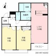 ベレオ武岡の間取り画像