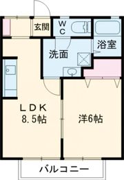 ますやハイツの間取り画像