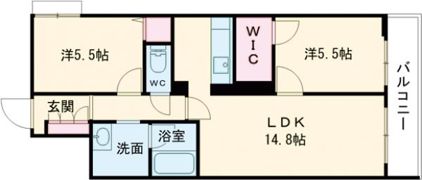 シャーメゾン ルミエールの間取り画像