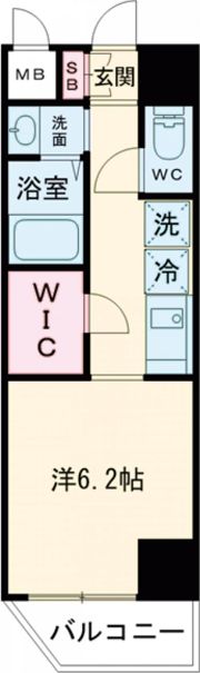 ファーストフィオーレ神戸トランキーロの間取り画像